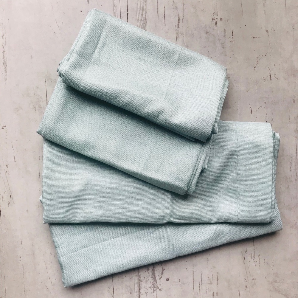 THRESHOLD Stitched Edge Curtains - set of 2